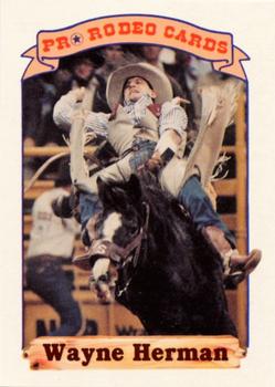 1991 Rodeo America Set A #22 Wayne Herman Front